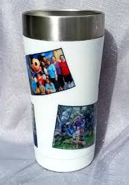 Add Your Own Pictures To A Glitter Stainless Steel Mug With Water Slide Paper Video Tutorial On How To A Tumbler Cups Diy Waterslide Decal Paper Diy Tumblers