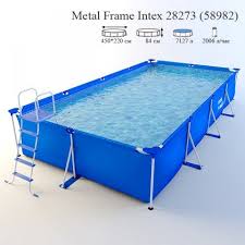 Intex Metal Frame Pool 28273 3d Model Max C4d Obj 3ds Fbx Lwo Stl 3dexport Com By Mkv Sgs