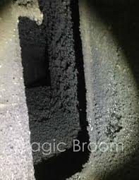 However, sometimes second degree creosote will be hard enough to remove that other methods would work better: Glazed Creosote Removal Southern Md Magic Broom Chimney Sweeps