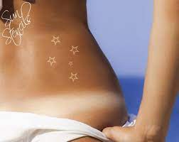 Sun Stencils Southern Cross Star Design What Is A Sun Stencil Sun Stencils Are A Fun Way To Create A Temporary Tan Tan Tattoo Tanning Stickers Suntan Tattoo