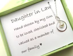 Daughter In Law Gift Gift Boxed Jewelry By Alwaysabridesmade 28 00 Daughter In Law Gifts In Law Gifts Daughter In Law Quotes