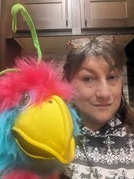 Meet Bernie. I let Bill the Burd go to a wonderful home to continue to  entertain and recently realized I still need one puppet in my house. Why?  Well rumor has it