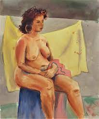 Arnold A. Grossman - Seating Nude For Sale at 1stDibs | mark grossman naked,  mark grossman nude
