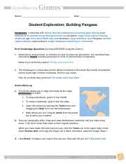 Fill student exploration building pangaea gizmo answer key pdf: Buildingpangaea Angela Name Angela Sarmiento Date Student Exploration Building Pangaea Vocabulary Continental Drift Fossil Glacier Ice Age Landmass Course Hero