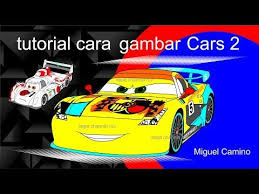 Gambar mewarnai super wings mewarnai gambar. Cara Gambar Mobil Balap Cars 2 Miguel Camino Youtube Mobil Balap Kartun Mobil