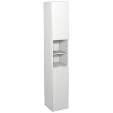 Homecho bathroom floor cabinet, large bathroom storage cabinet with doors and shelves, 2 adjustable drawers, wood freestanding cupboard for living room, entryway, kitchen, ivory white. Wickes Vienna White Tower Unit 300 X 1762mm Wickes Co Uk