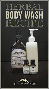 Make Your Own Herbal Body Wash Body Wash Recipe Herbal Body Wash Diy Body Wash