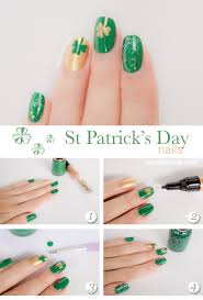 Patrick's day crafts and activities. St Patrick Day Nails And Easy Nail Art Tutorial