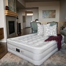 Insta Bed 18 In Queen Air Mattress Internal Pump Air Bed Air Mattress Bed