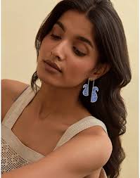 Buy Lina Silver Earrings by HYPERBOLE ACCESSORIES at Ogaan Online Shopping  Site