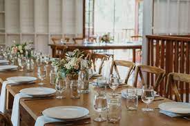 Farm Table Setting At Garden Valley Ranch In The Rustic And Charming Carriage House Barn Garden Valley Farm Table Valley Ranch
