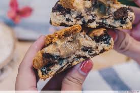 Peace, love, & ice cream. Nasty Cookie Review Soft Monster Cookies With Nutella Marshmallow And Oreo Fillings Eatbook Sg New Singapore Restaurant And Street Food Ideas Recommendations