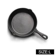 Queentime Cast Iron Frying Pan With Spouts Non Stick Skillet Induction Cookware Pancake Crepe Pans Bee Cast Iron Frying Pan Skillet Frying Pan Cast Iron Frying