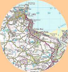 To explore rock, in south west england, please scroll down the page to use our map. St Ives Cornwall Map Of St Ives