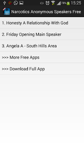 The na meeting search app was developed by narcotics anonymous world services to help recovering addicts find an na meeting anywhere in the world. Narcotics Anonymous Speakers For Android Apk Download