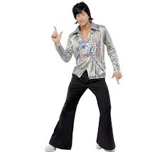 Passez la souris sur l'image pour l'agrandir. Deguisement Disco Annees 70 Retro Pour Homme Plusieurs Tailles