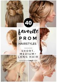 40 Elegant Prom Hairstyles For Long Short Hair Somewhat Simple Short Hair Styles Prom Hair Prom Hairstyles Updos