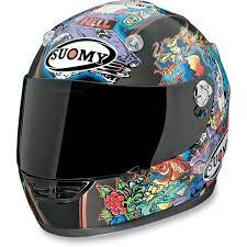 Suomy Tattoo Full Face Motorcycle Helmets Helmet Motorcycle Helmets