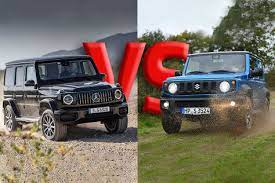 Jetzt hat man ihn mode. Suzuki Jimny Vs Mercedes Amg G 63 Duell Autobild De