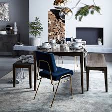 West elm's kitchen & dining room furniture features contemporary, stylized designs. Wire Frame Upholstered Dining Chair