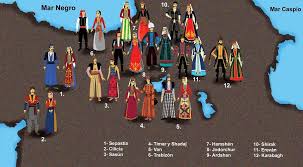 Map Of Armenian National Costumes Great Armenia Armenian Armenian Clothing Taraz