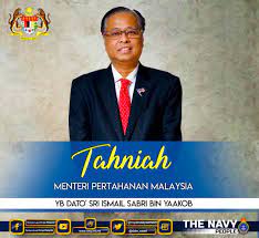 Terima kasih di atas sokongan yabhg puan sri serta yab perdana menteri terhadap veteran atm khususnya kempen tabung pahlawan. Royal Malaysian Navy On Twitter Panglima Tentera Laut Laksamana Tan Sri Reza Azeranil63 Dan Warga Navypeople Mengucapkan Tahniah Atas Pelantikan Yb Dato Sri Ismail Sabri Bin Yaakob Sebagai Menteri Pertahanan Malaysia Yang Baharu