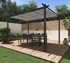 Maybe you would like to learn more about one of these? Montage De Tonnelle Ou Pergola Autoportante Aluminium En Toile Jusqu A 18m Leroy Merlin