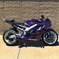 Honda F4i Purple Stunt Bike Stunt Bike Sport Bikes Bike
