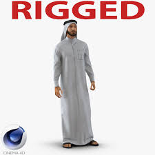 Arab Man 3d Model Rigged For Cinema 4d Cinema 4d Arab Men Cinema