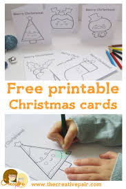 Christmas card designs for children to make etiketi info. The Creative Pair Crafts Diy Recipes And More Christmas Cards Free Christmas Cards Kids Free Printable Christmas Cards