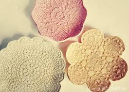 Doily Pressed Clay Bowls Paper Doily Crafts Doilies Crafts Clay Crafts