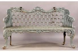 286 Rare American Cast Iron Garden Bench White House Cast Iron Garden Bench Cast Iron Garden Furniture Wrought Iron Garden Furniture