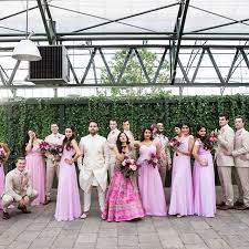 Nov 2018 Beautiful Indian Wedding Reception In America Such Gorgeous Wedding Colors Indian American Bride N Indian American Groom W Friends Family Gayatr