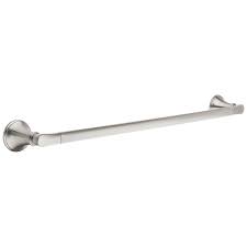2.7 x 4.1 x 22.5 inches. Pfister Auden 24 In Spot Defense Brushed Nickel Wall Mount Single Towel Bar Lowes Com Towel Bar Pfister Shower Fixtures