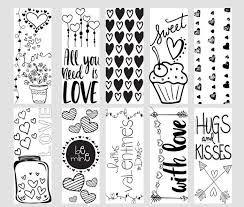 Fun Free Valentine Printable Coloring Page Bookmarks Are A Great Gift For Classmate Valentines Bookmarks Valentine Coloring Pages Printable Valentine Bookmarks