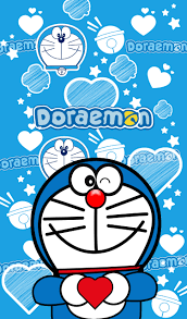 Doraemon Wallpaper Cartoon Kartu Lucu Kartu Buku Mewarnai
