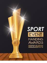 Sport Event Trophy Award Poster Stock Vector Image Art Alamy