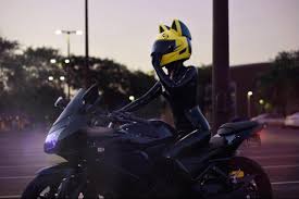 Cat Ear Motorcycle Helmets Anime Motorcycle Motorcycle Girl Celty Sturluson