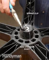 You will not be able to adjust the height after this repair, so make sure you have it right. Office Chair Repair Diy The Family Handyman