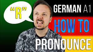 How To Pronounce The German R A Get Germanized A1 C2 German Lesson Youtube