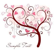 Tantissime immagini sulla famiglia di ogni tipo: 10937274 Amore Albero Stilizzato Fatto Di Cuori Con Due Uccelli Anime In Movimento