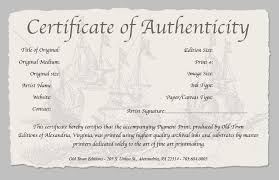 Jan 18, 2018 · coas on computers contain a license number. Certificate Of Authenticity Of A Fine Art Print Photography Templates Art Certificate Certificate Templates