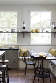 Black and white kitchen nook. 15 Reasons You Need A Breakfast Nook