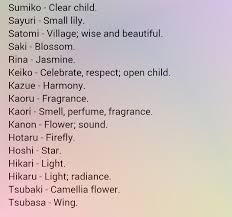 This site might help you. Japanese Girl Names With Their Meanings Japanese Names And Meanings Japanese Words Japanese Names