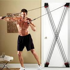 Wsxx X Type Pull Rope Fitness Resistance Rope Pull Training Belt On All Round Rally Door Check Out The Workout Machines Body Training No Equipment Workout