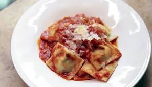 Pumpkin And Amaretti Ravioli With Sage Beurre Noisette Recipe Bbc Food Recipes Bisque Recipe Food