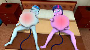 1785431 - grimdark, questionable, artist:cinnamonbunssfm, sonata dusk,  twilight sparkle, equestria girls, g4, 3d, anal insertion, bed, belly,  crying, female, hose, imminent popping, inflation, insertion, near  bursting, nonconsensual, outie belly button ...