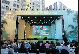 Outdoor Festival Stage Desain Festival Konser