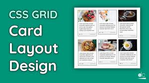 10 material design cards for web in css and html: Card Layout Design Tutorial With Html Css Grid Web Design Tutorial Youtube