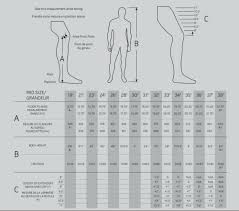 Hockey Goalie Pants Size Chart